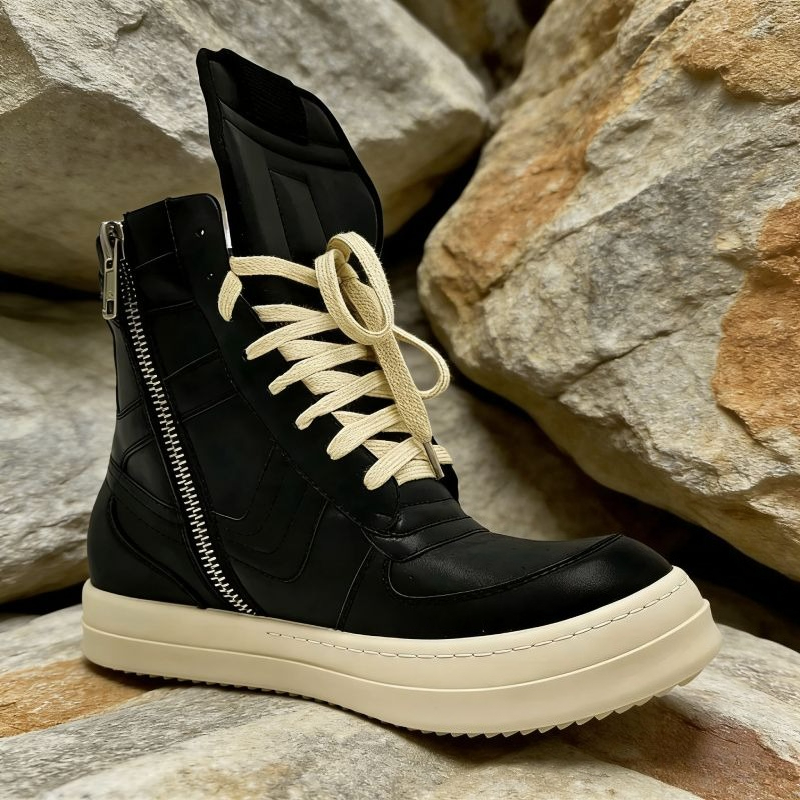 Mens Fashion Trainers - Street Style Women Ankle Boots Genuine