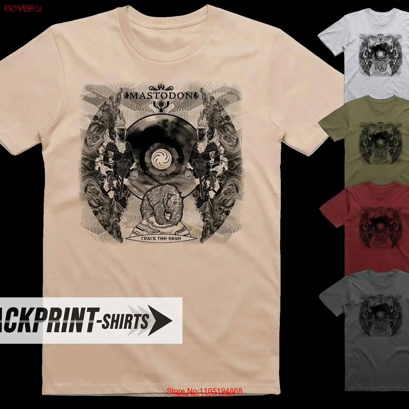 Poster Men Fashion - Masterplan Crack the Skye T Shirt