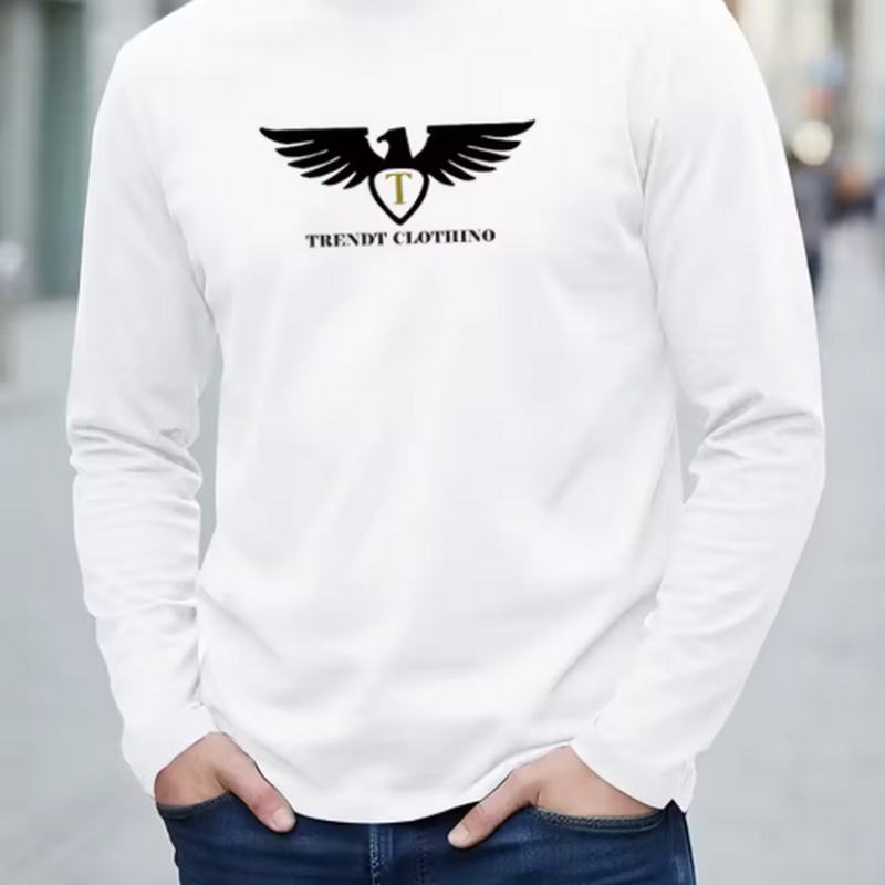 Men'S Fashion T Shirts - New 100% Pure Cotton Autumn Men's