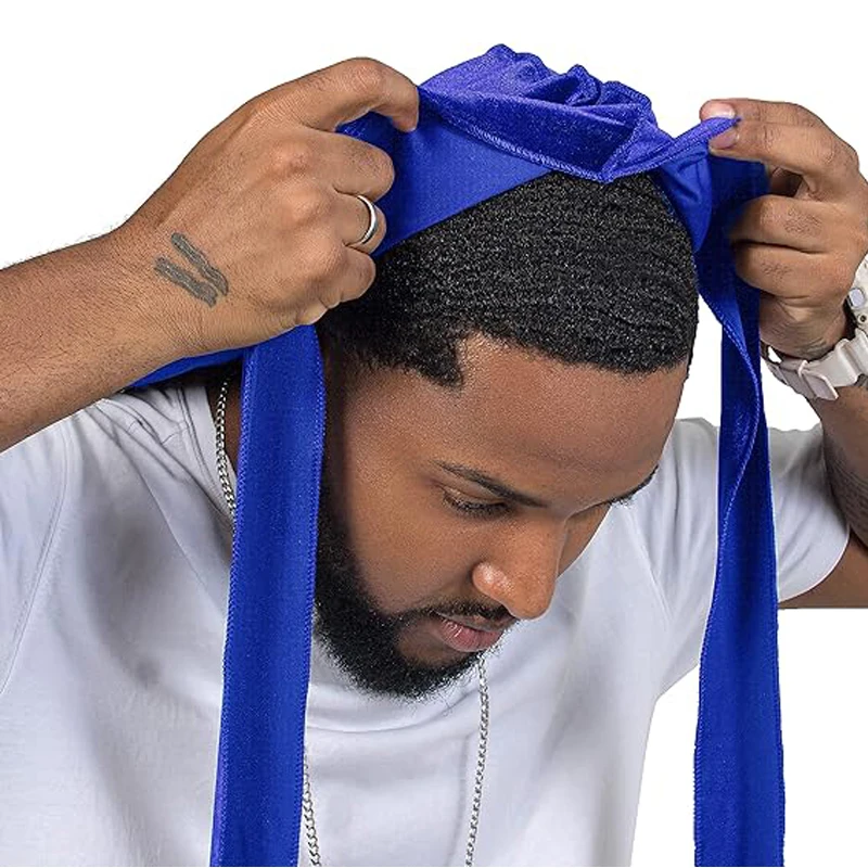 kkjoy Unisex Velvet Durags Ban - огляд і ціна Men'S Fashion With Hat