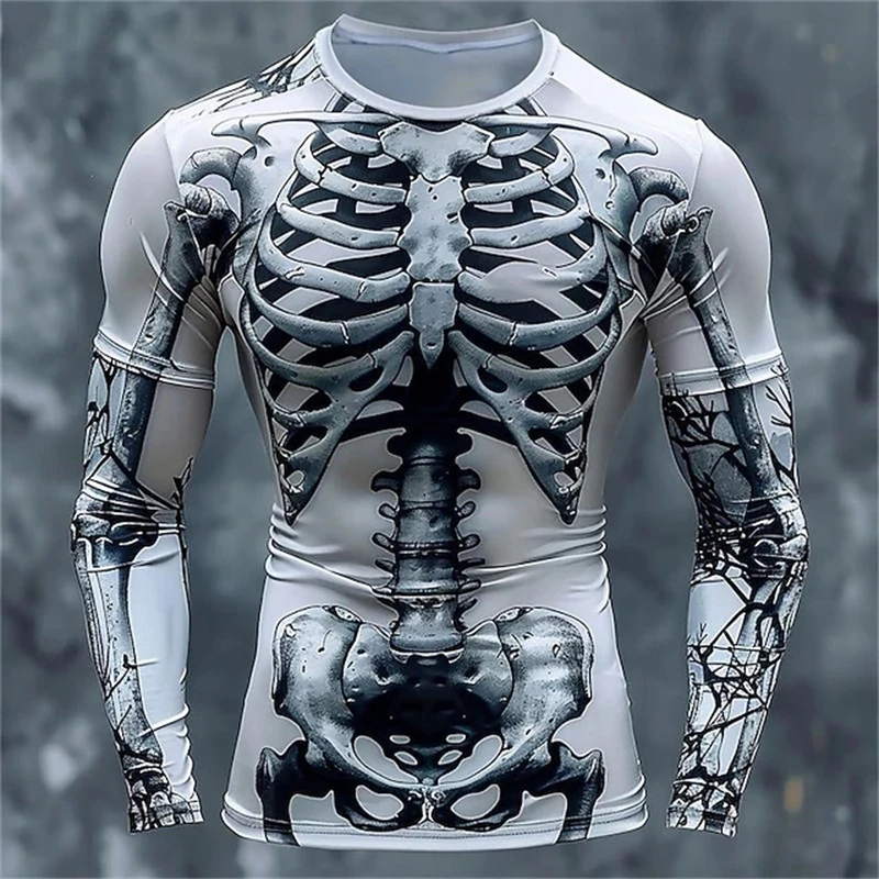 3D Print Skeleton Skulls Patte - огляд і ціна Mens Fashion Clothes
