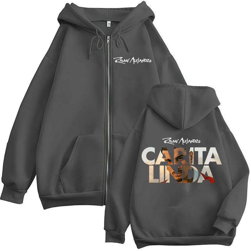 Rauw Alejandro Carita Linda 20 - огляд і ціна Mens Fashion Zip Up Hoodies